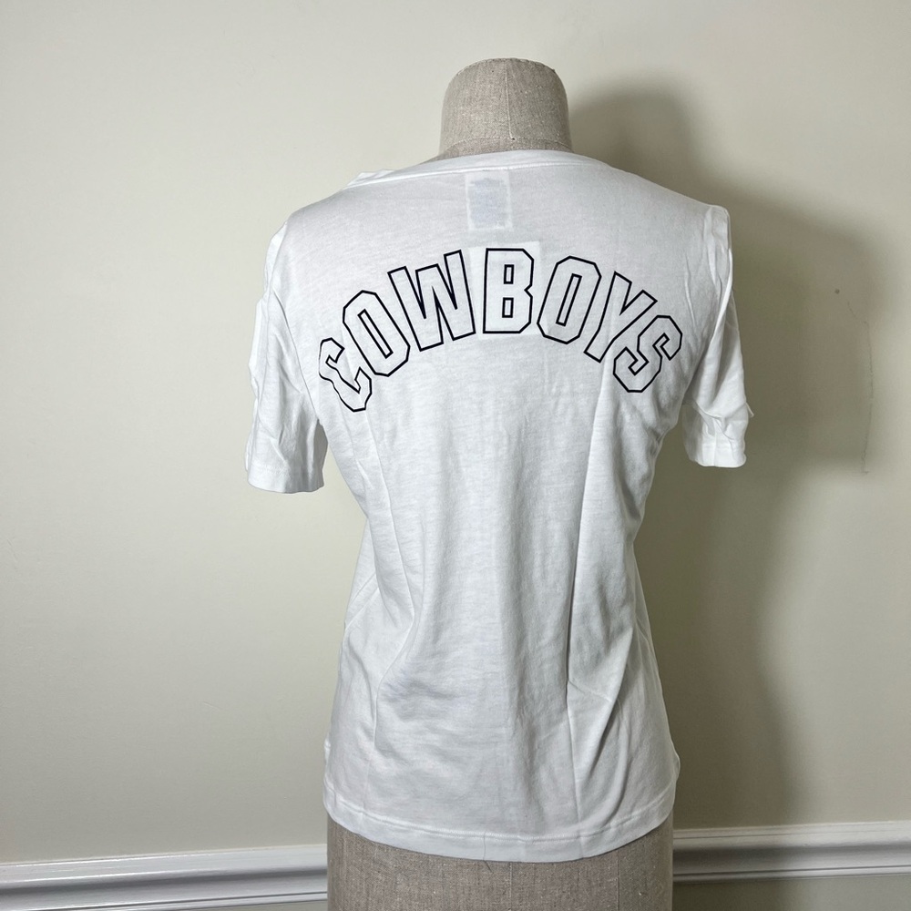 PINK Victoria's Secret Dallas Cowboys V-Neck Tee - Picture 4 of 7